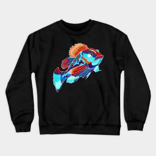 Colorful Fish Crewneck Sweatshirt